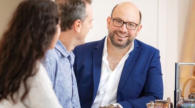 Victor during a consultation in Brisbane