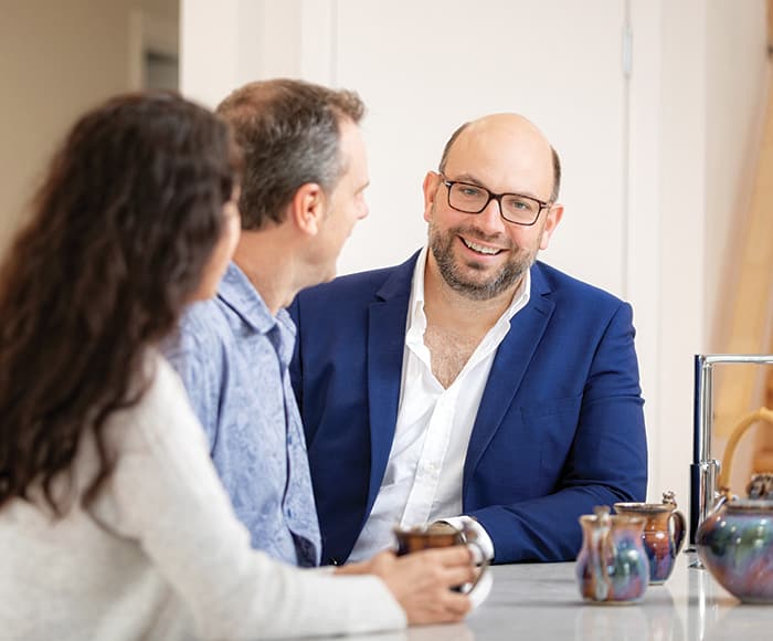 Victor during a consultation in Brisbane