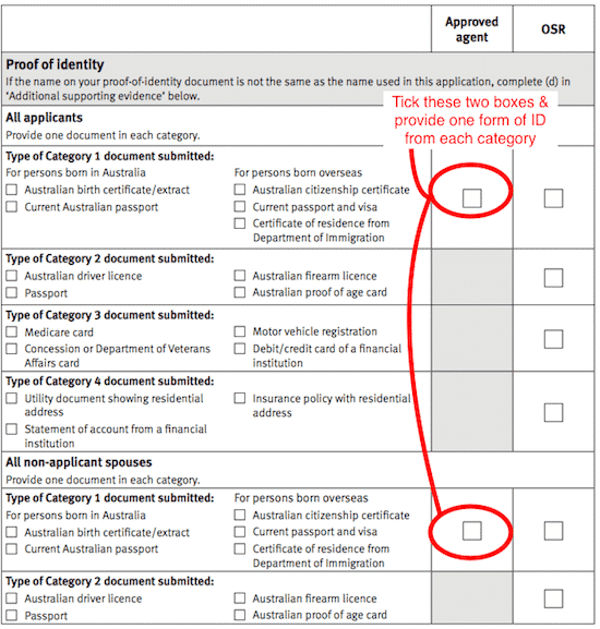 Non-applicant spouse ID