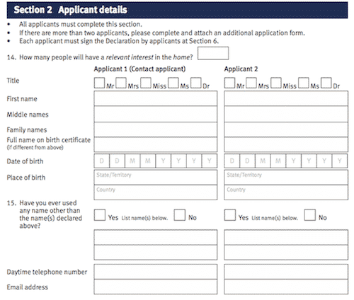 Applicant Details